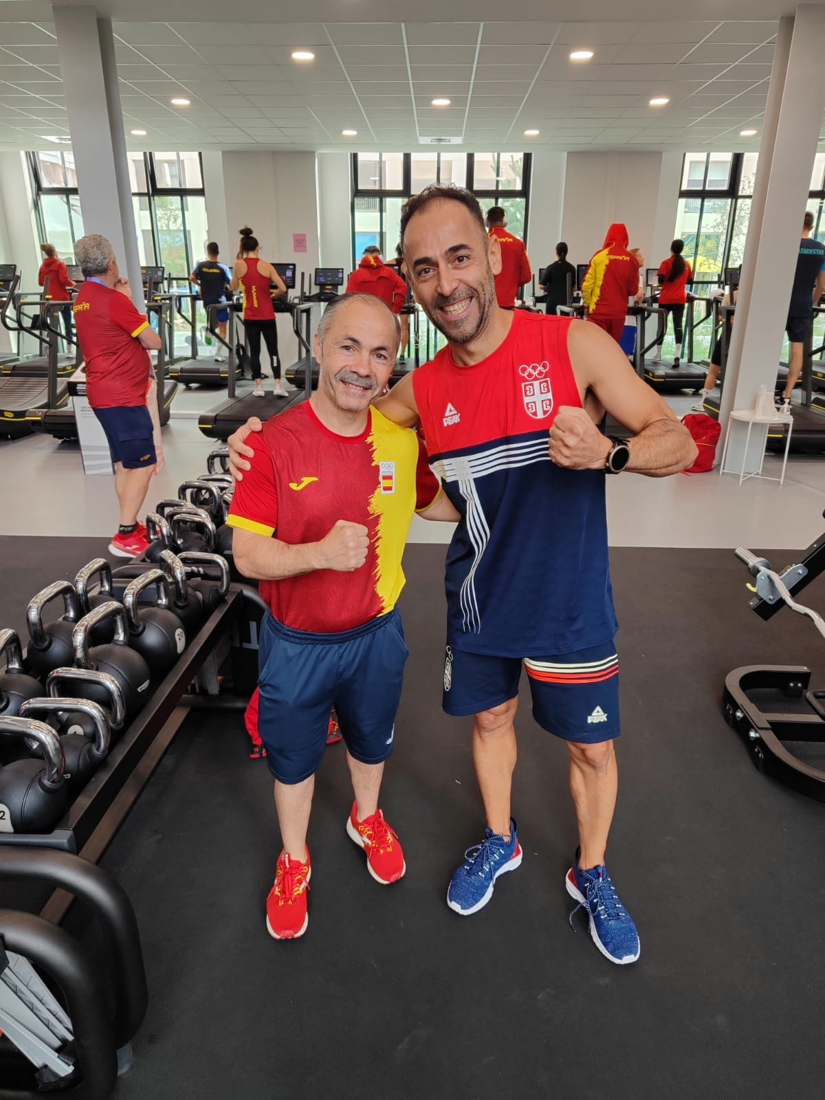 Toni Tomé con Rafa Balita Lozano