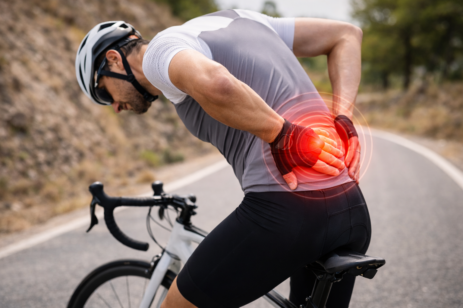 Dolor lumbar en ciclismo