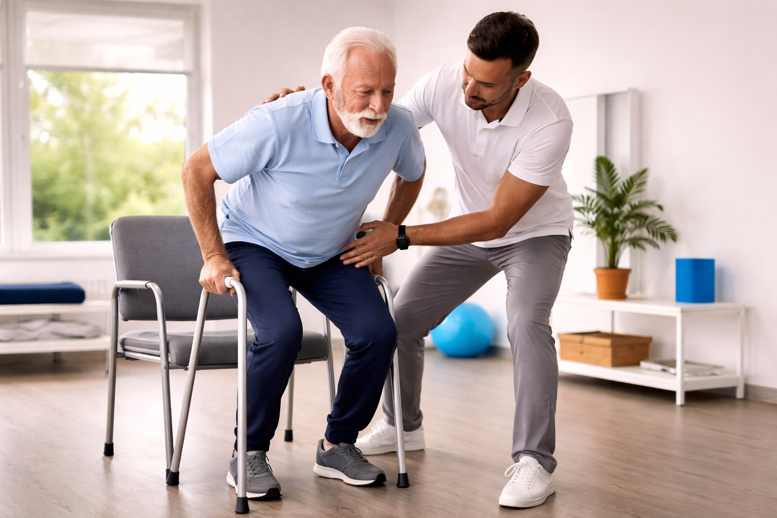 Rotura de cadera en personas mayores: recuperación, tiempos y fisioterapia clave